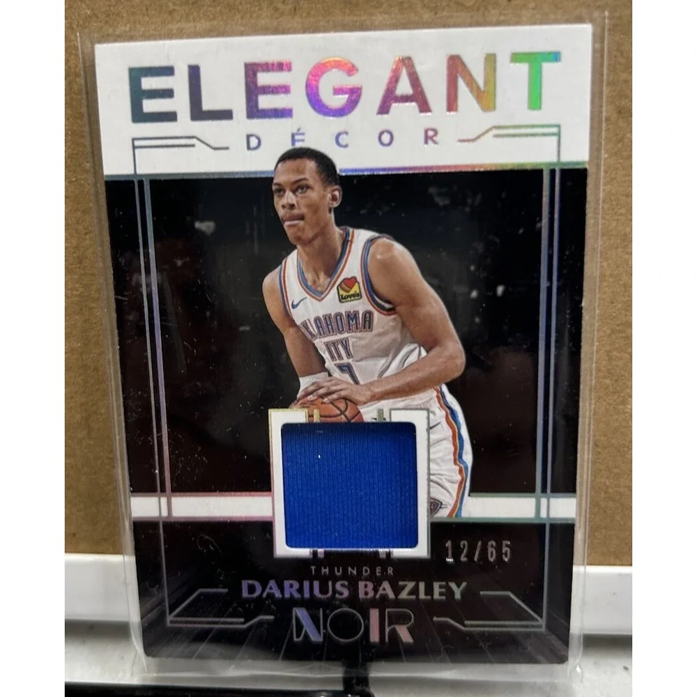 Panini Elegant Decor Darius Bazley 2019-20 #ER-DBZ /65 Noir Sports Card